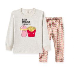Pijama Infantil Menina Manga Longa  - Batata Frita