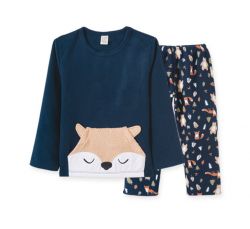  Pijama Infantil de Fleece - Raposinha