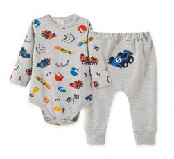 Pijama de Bebê -  Body e Calça Saruel